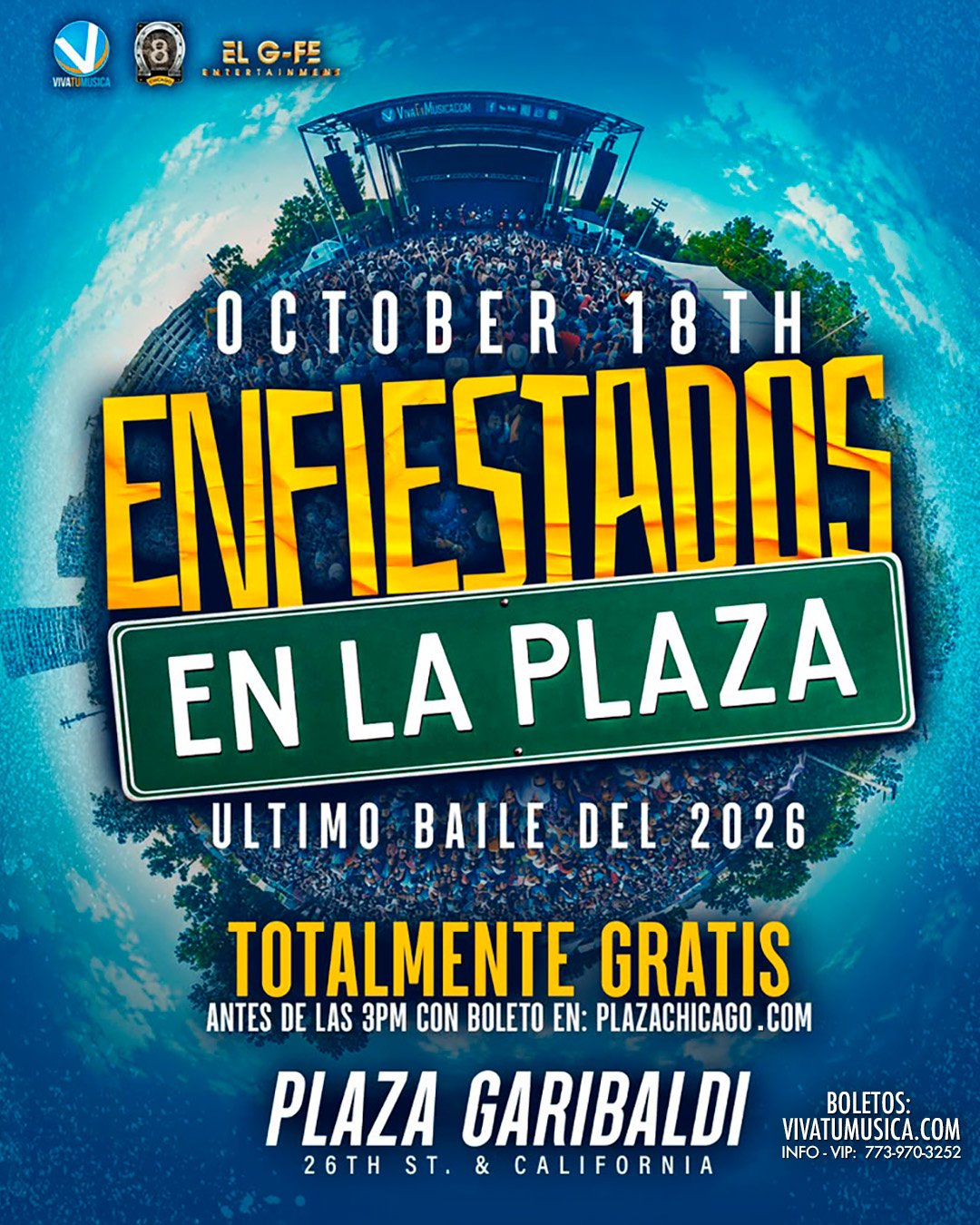 Enfiestados En La Plaza